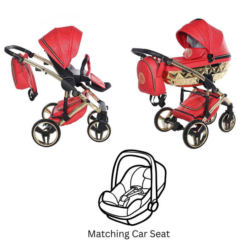 JUNAMA HANDCRAFT FERO RUBY - 3IN1 (INCLUDES CAR SEAT)