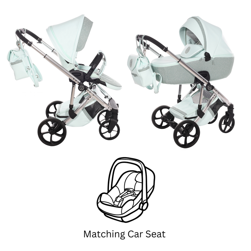 JUNAMA GLITTER ECO MINT - 3IN1 (INCLUDES CAR SEAT)