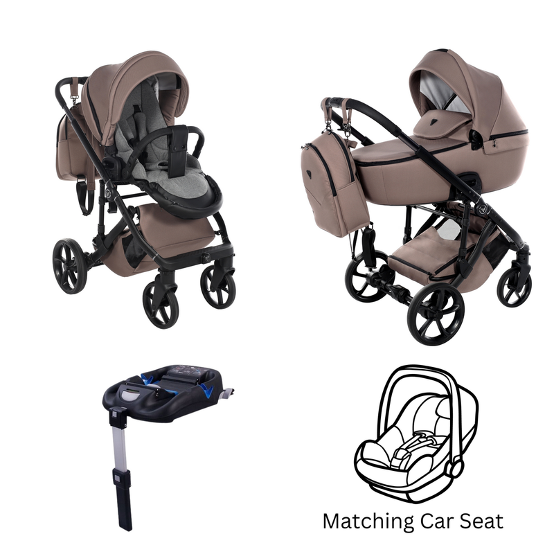 JUNAMA TERMO BEIGE - 4IN1 (INCLUDES CAR SEAT & ISOFIX BASE)