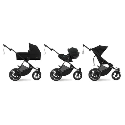 Cybex Avi Spin Stroller & Cloud G Bundle | Moon Black