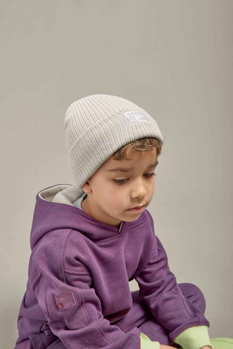 Grass & Air - Geo Thermal Grey Beanie