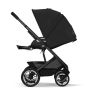 Cybex Talos S Lux Pushchair with Cloud G i-Size Car Seat and Base 10 Piece Bundle - Moon Black (Black Frame)