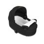 Cybex Talos S Lux Pushchair with Cloud G i-Size Car Seat and Base 10 Piece Bundle - Moon Black (Black Frame)