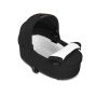 Cybex Talos S Lux Pushchair with Aton B2 Car Seat and Base 10 Piece Bundle - Moon Black (Black Frame)