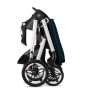 Cybex Talos S Lux Pushchair with Aton B2 Car Seat and Base 10 Piece Bundle - Ocean Blue (Silver Frame)