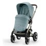 Cybex Talos S Lux Pushchair with Cloud G i-Size Car Seat and Base 10 Piece Bundle - Sky Blue (Taupe Frame)