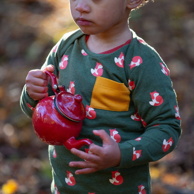 Little Green Radicals - Little Fox Organic T-Shirt & Jogger Playset