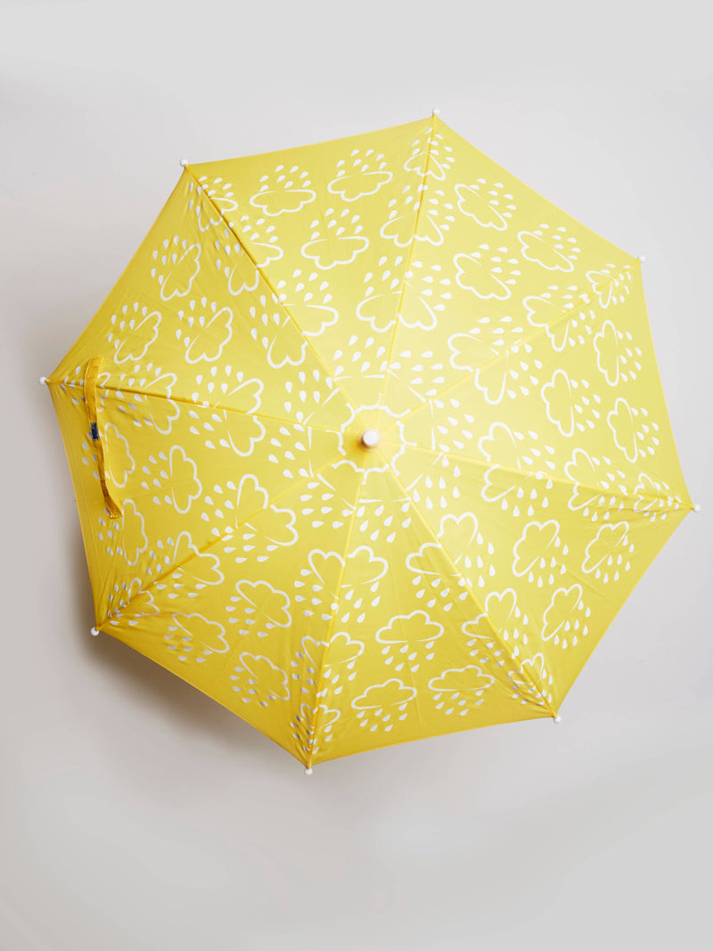 Grass & Air - Little Kids Colour-Revealing Umbrella in Yellow