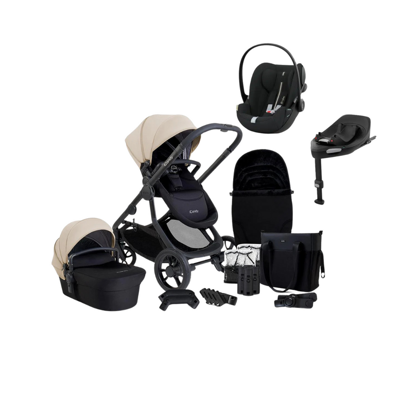 iCandy Orange 4 Travel System with Cybex Cloud G & Base  - Latte