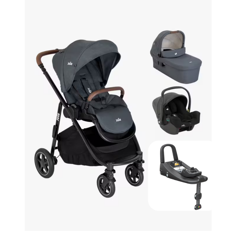 Joie Versatrax Travel System - iSnug2 & Advance Base - Moonlight