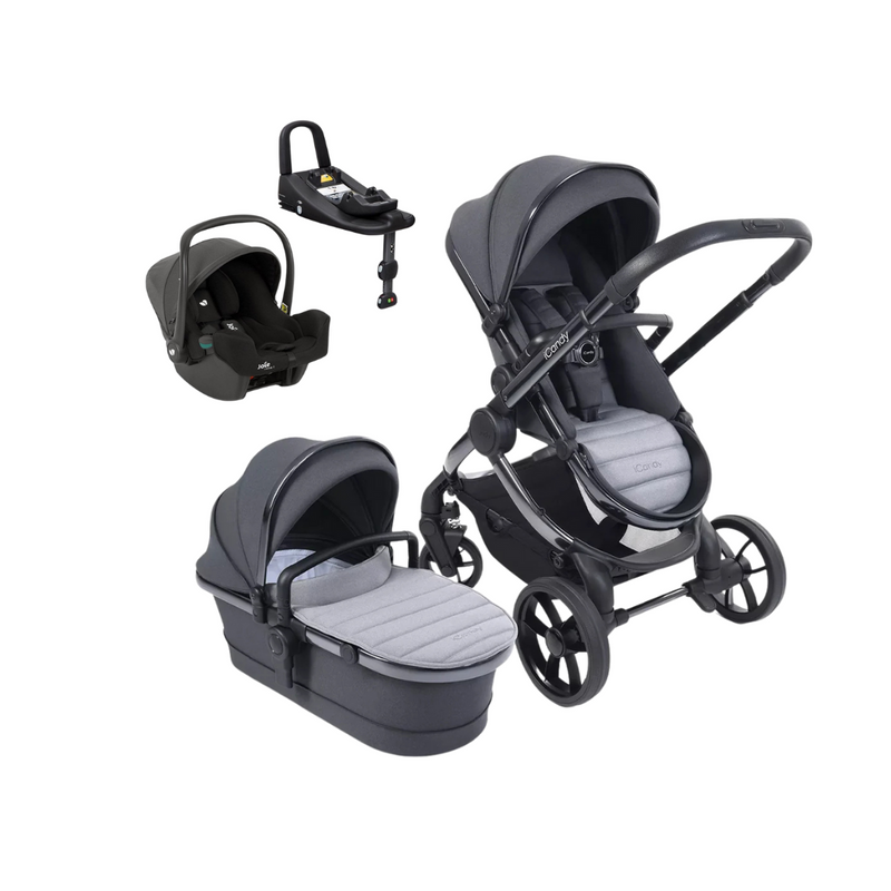 iCandy Peach 7 Pushchair & Carrycot + Joie Snug2 Car Seat & Base - Truffle