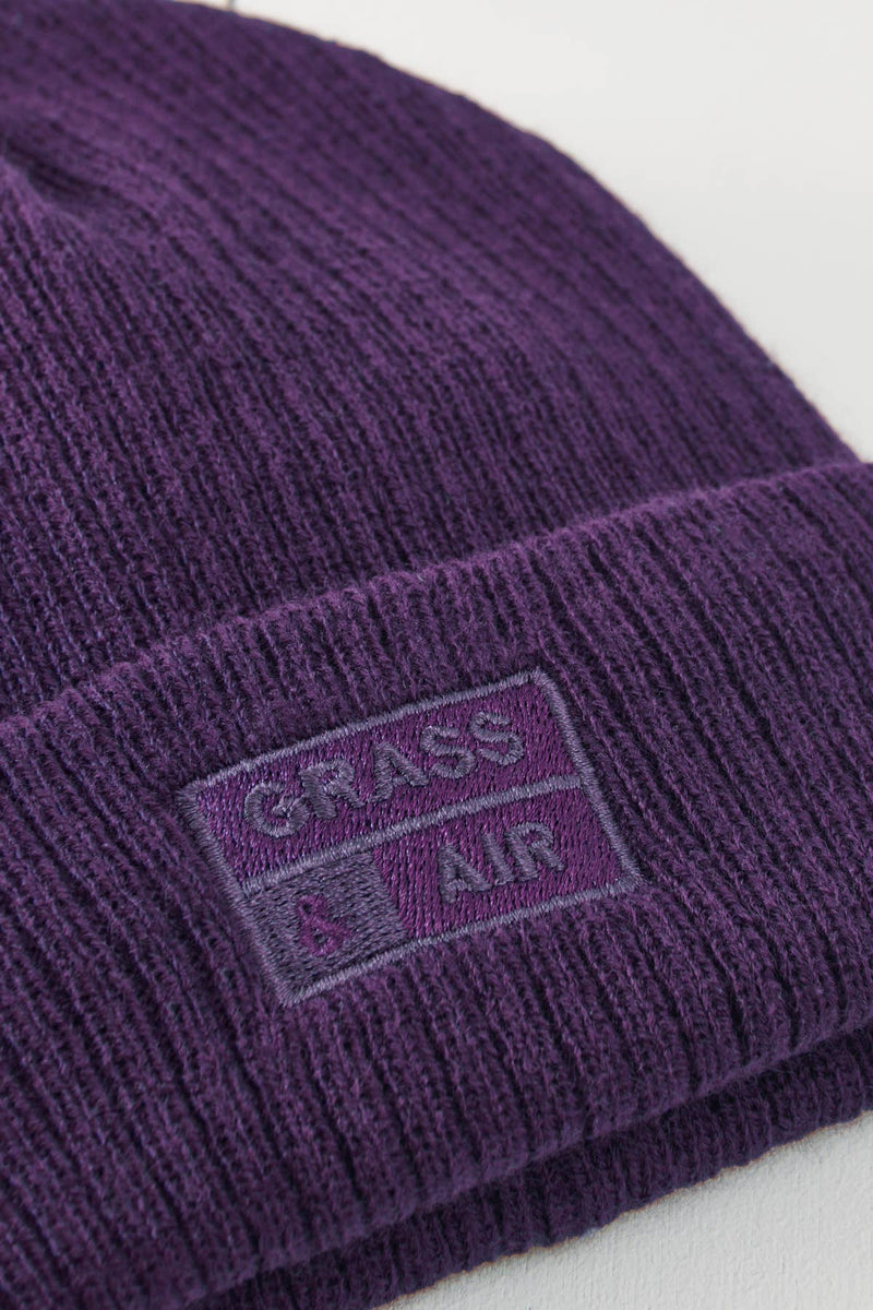 Grass & Air - Icelandic Amethyst Purple Beanie