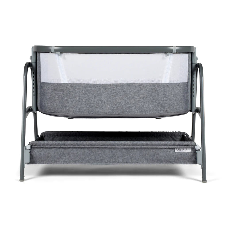 Ickle Bubba - Bubba&Me Bedside Crib - Space Grey