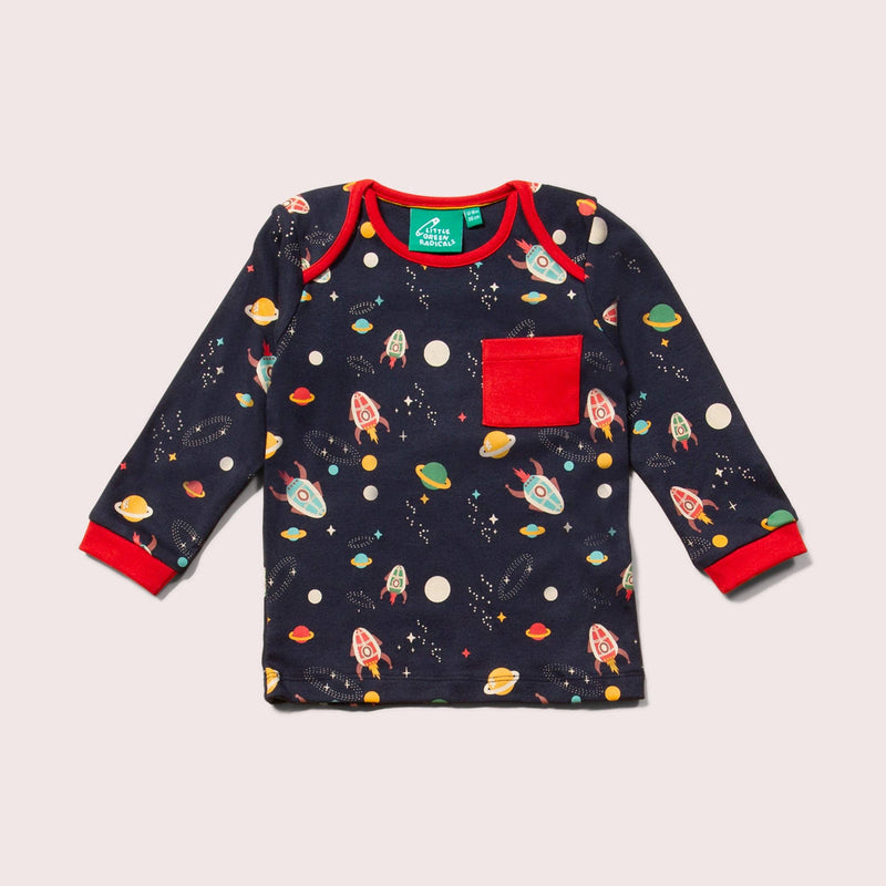 Little Green Radicals - Outer Space Organic T-Shirt & Jogger Playset