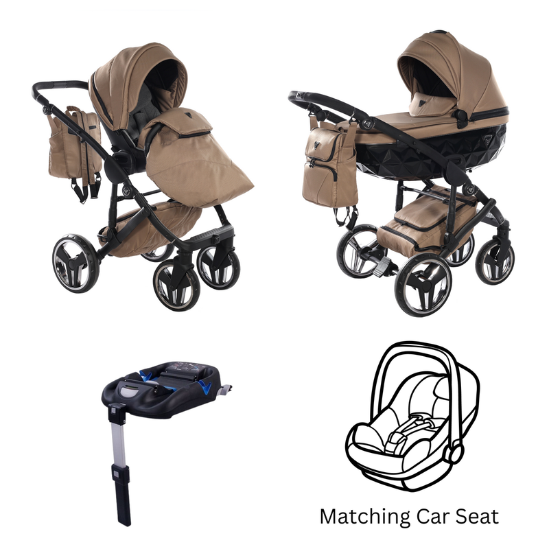 JUNAMA CORE SAND - 4IN1 (INCLUDES CAR SEAT & ISOFIX BASE)