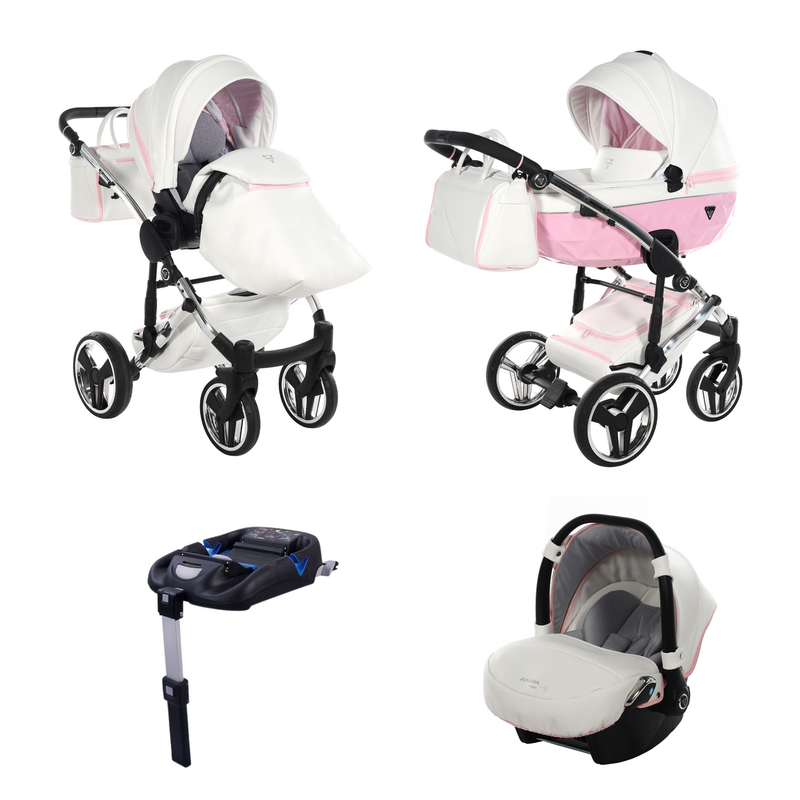 JUNAMA CANDY PINK - 4IN1 (INCLUDES CAR SEAT & ISOFIX BASE)