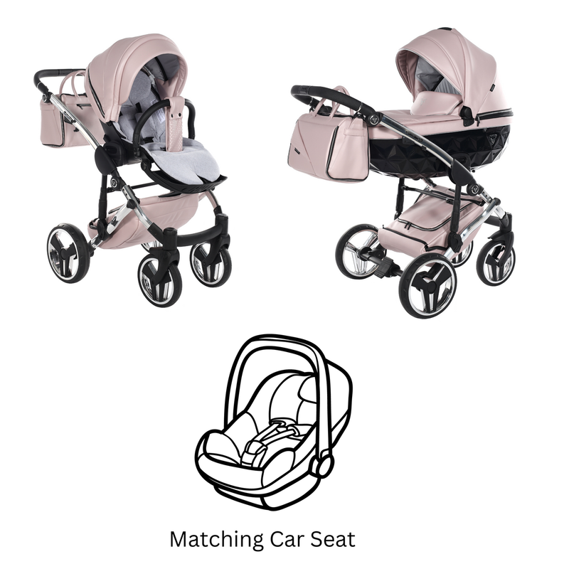 JUNAMA FLUO LINE PINK - 3IN1 (INCLUDES CAR SEAT)