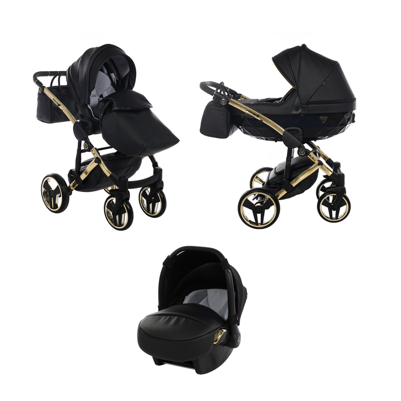 JUNAMA FLUO LINE BLACK GOLD  - 3IN1 (INCLUDES CAR SEAT)