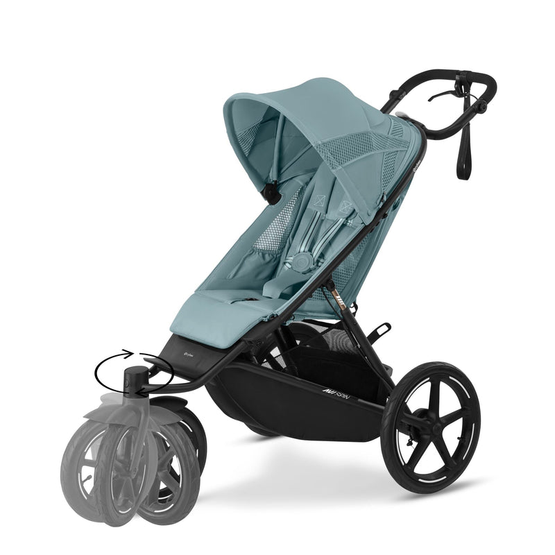 Cybex Avi Spin Stroller & Cloud G Bundle | Stormy Blue