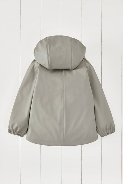 Grass & Air - Geothermal Grey Kids Waterproof Rain Jacket
