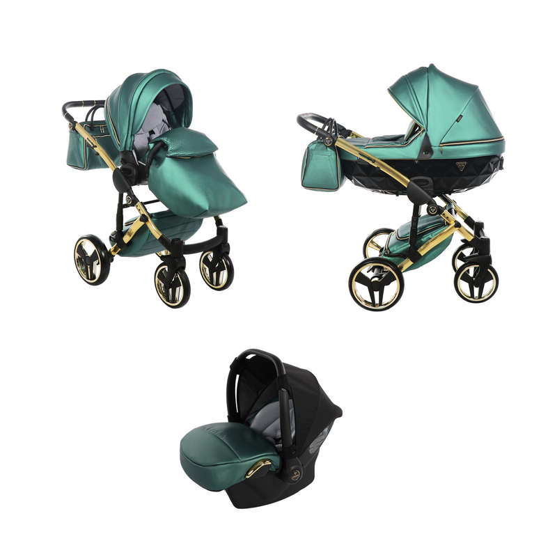 JUNAMA FLUO LINE GREEN - 3IN1 (INCLUDES CAR SEAT)