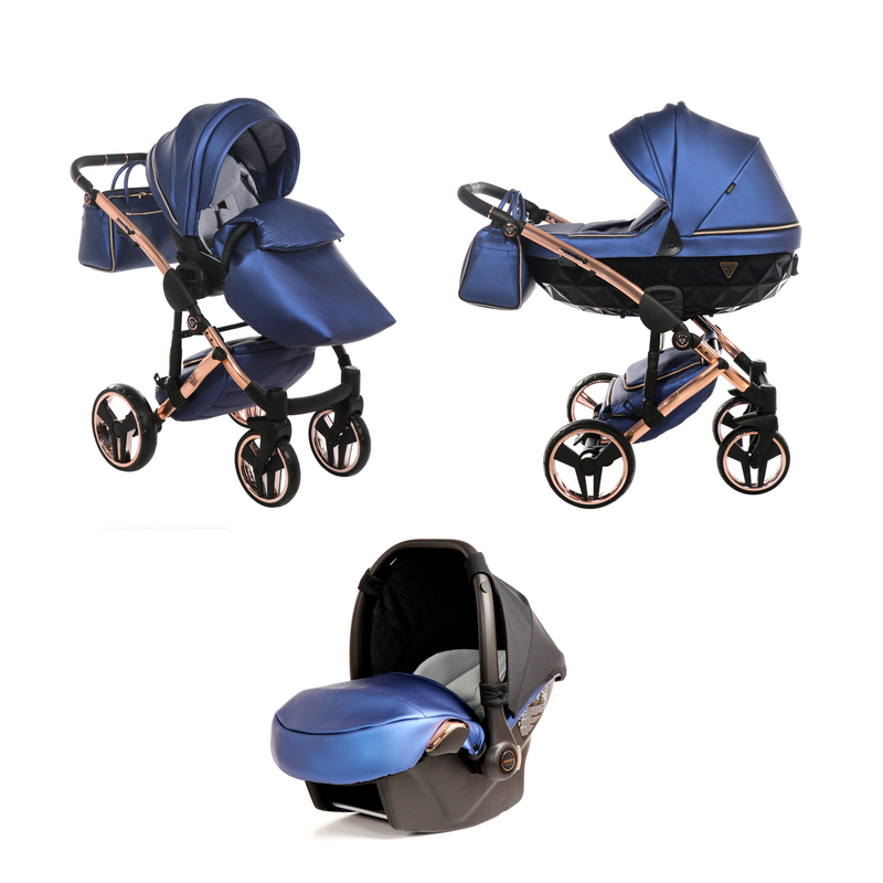 JUNAMA FLUO LINE NAVY - 3IN1 (INCLUDES CAR SEAT)