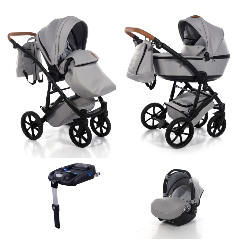 JUNAMA SPACE GREY - 4IN1 (INCLUDES CAR SEAT & ISOFIX BASE)