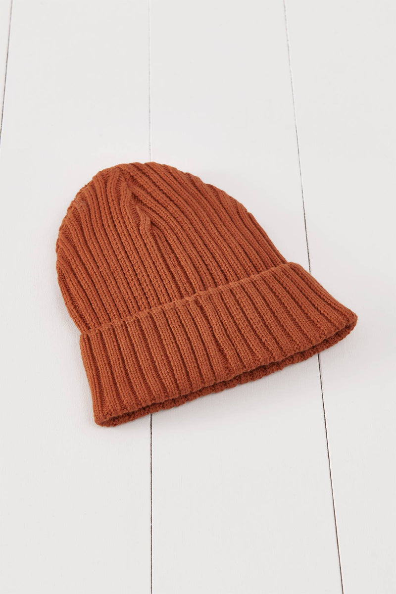 Grass & Air - Burnt Orange Beanie