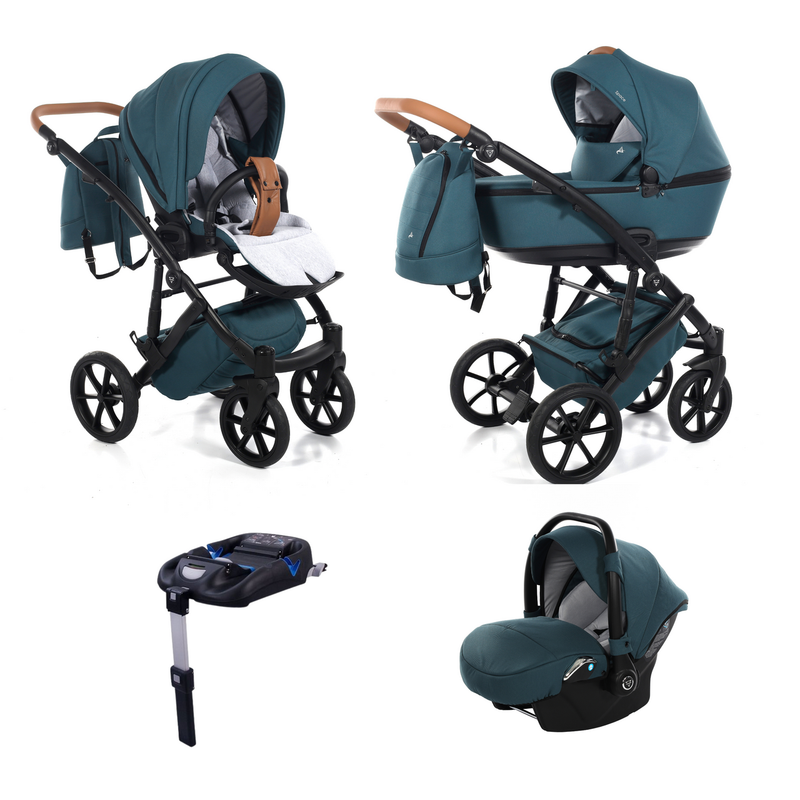 JUNAMA SPACE TEAL - 4IN1 (INCLUDES CAR SEAT & ISOFIX BASE)