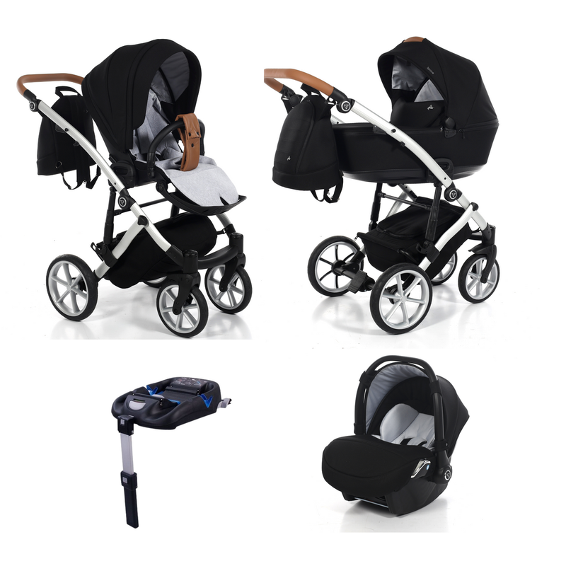 JUNAMA SPACE BLACK - 4IN1 (INCLUDES CAR SEAT & ISOFIX BASE)