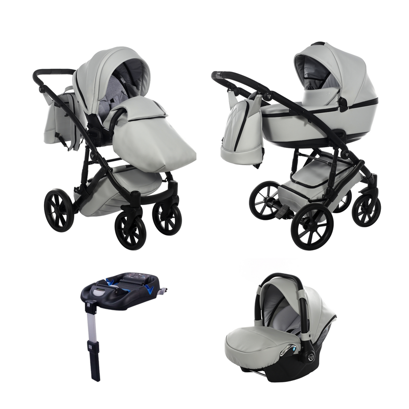 JUNAMA SPACE ECO GREY - 4IN1 (INCLUDES CAR SEAT & ISOFIX BASE)