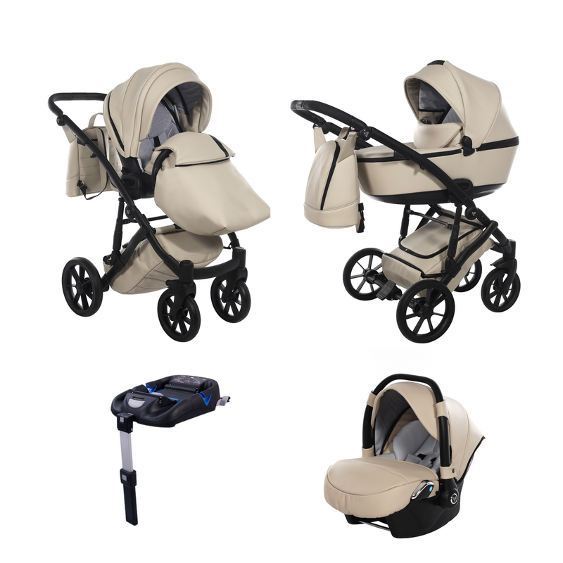 JUNAMA SPACE ECO LATTE - 4IN1 (INCLUDES CAR SEAT & ISOFIX BASE)