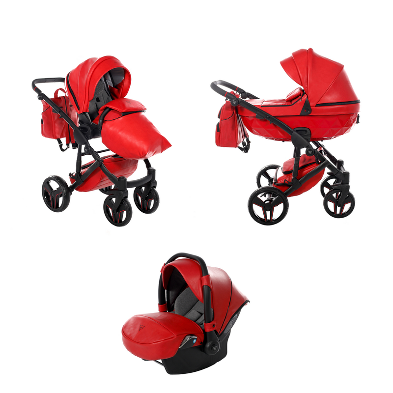 JUNAMA S-CLASS RED - 3IN1 (INCLUDES CAR SEAT)