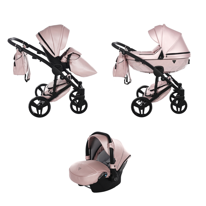 JUNAMA S-CLASS PINK -  3IN1 (INCLUDES CAR SEAT)