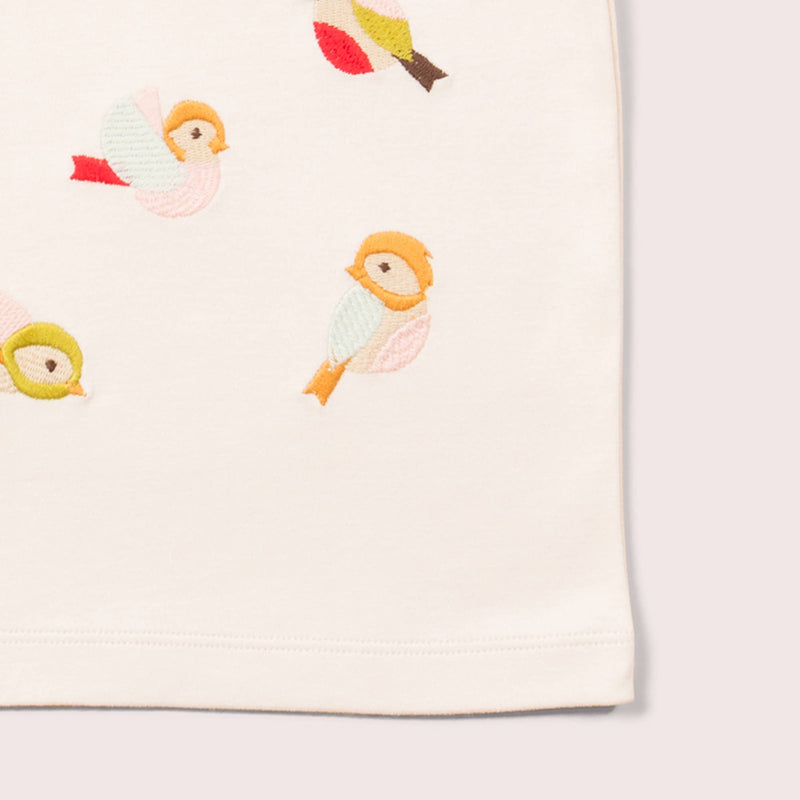 Little Green Radicals - Little Birds Applique Short SleeveT-Shirt