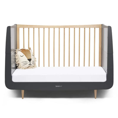 SnuzKot Skandi Cot Bed - Slate Natural