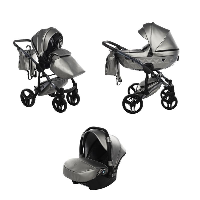 JUNAMA S-CLASS SILVER - 3IN1 (INCLUDES CAR SEAT)