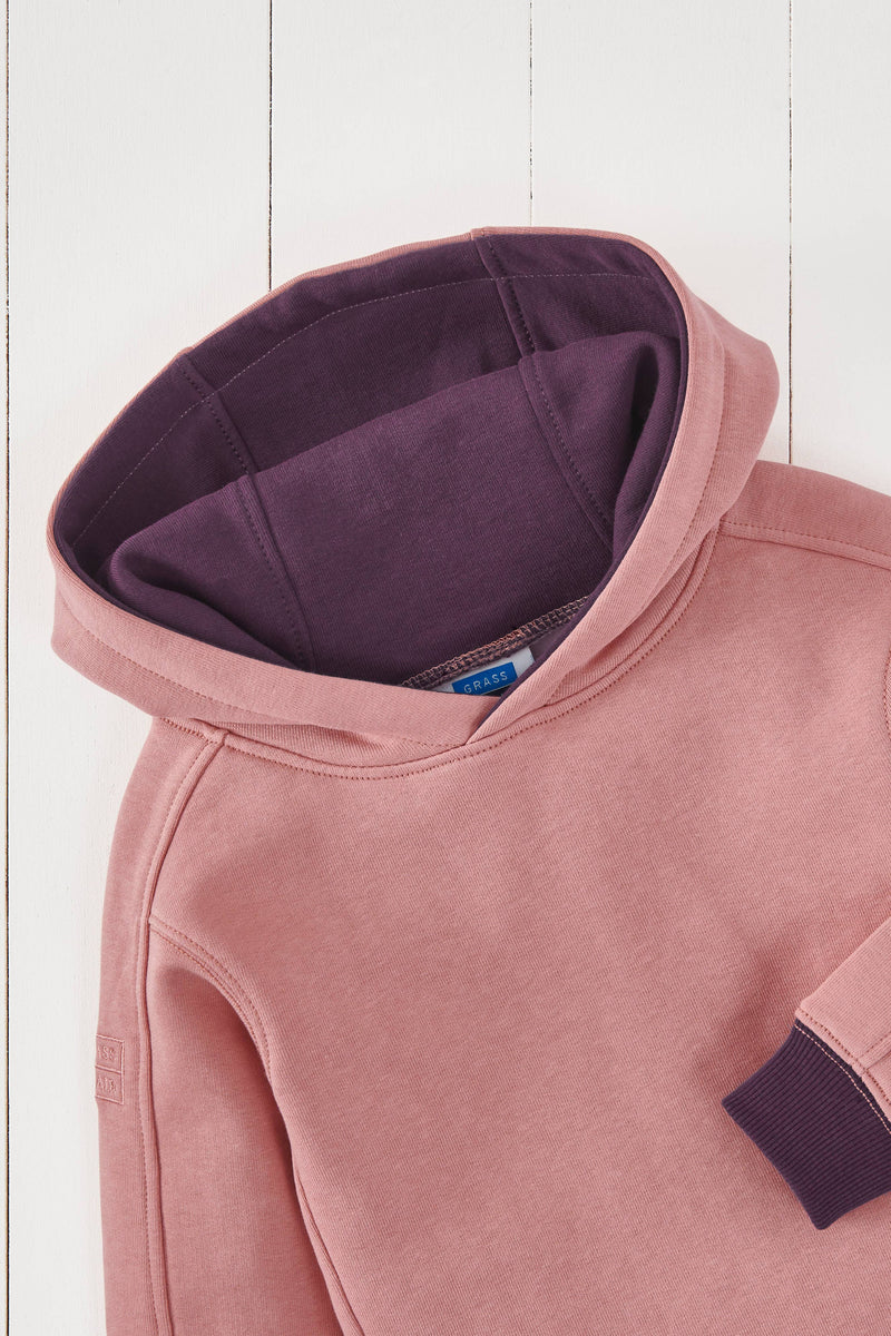 Grass & Air - Aurora Pink Kids Hoodie