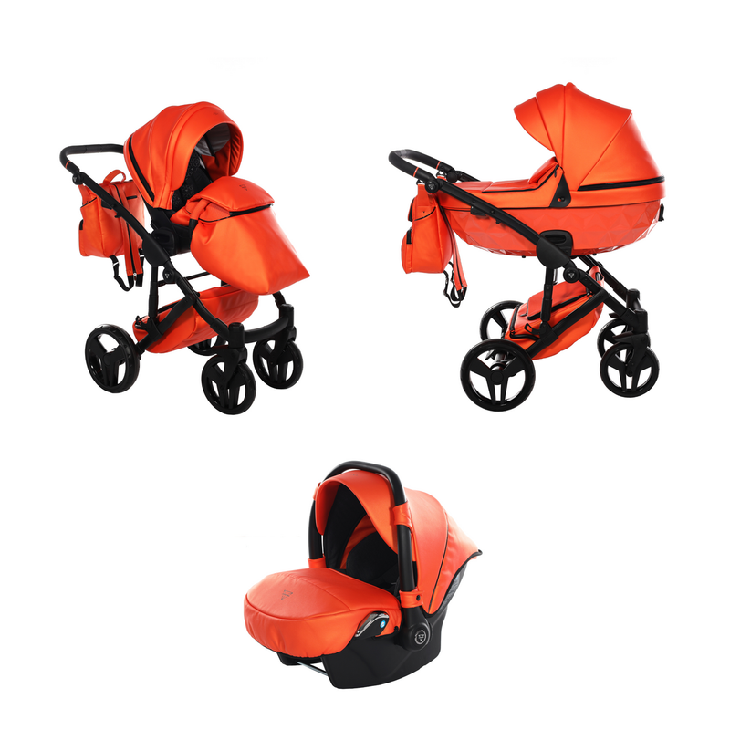 JUNAMA S-CLASS ORANGE - 3IN1 (INCLUDES CAR SEAT)