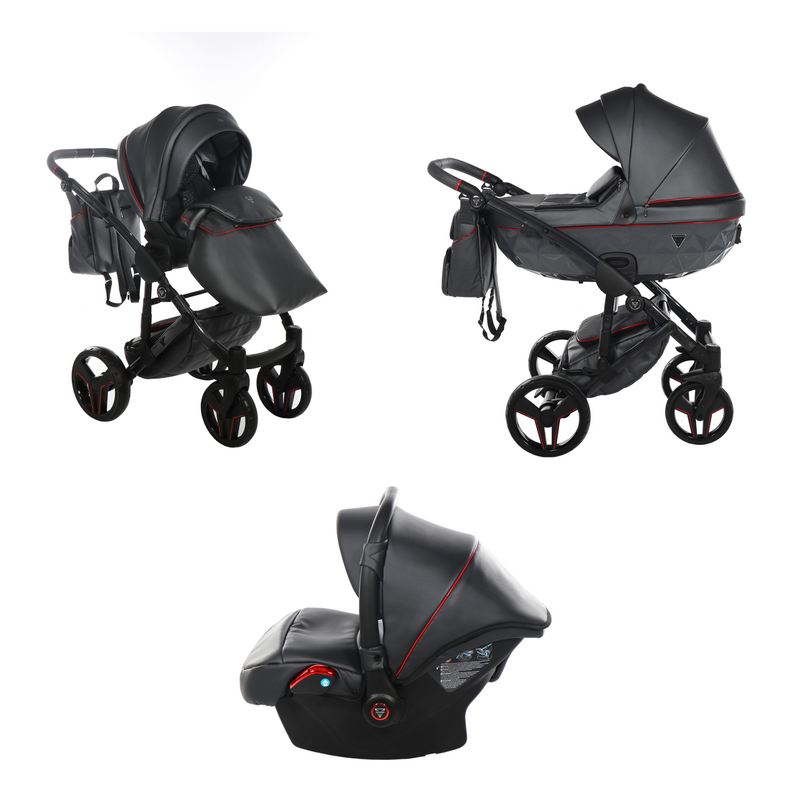 JUNAMA S-CLASS GRAPHITE - 3IN1 (INCLUDES CAR SEAT)