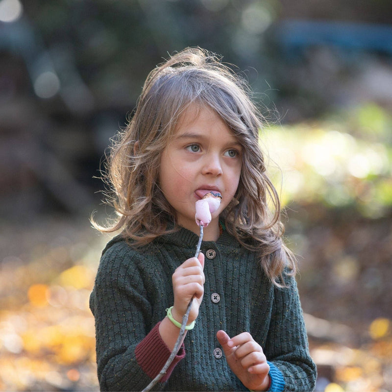 Little Green Radicals - From One To Another Fern Green Hooded Knitted Cardigan