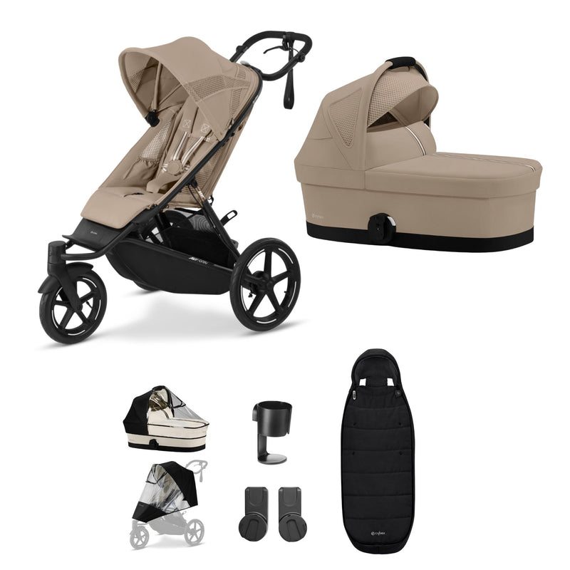 Cybex Avi Spin Stroller Bundle | Almond Beige