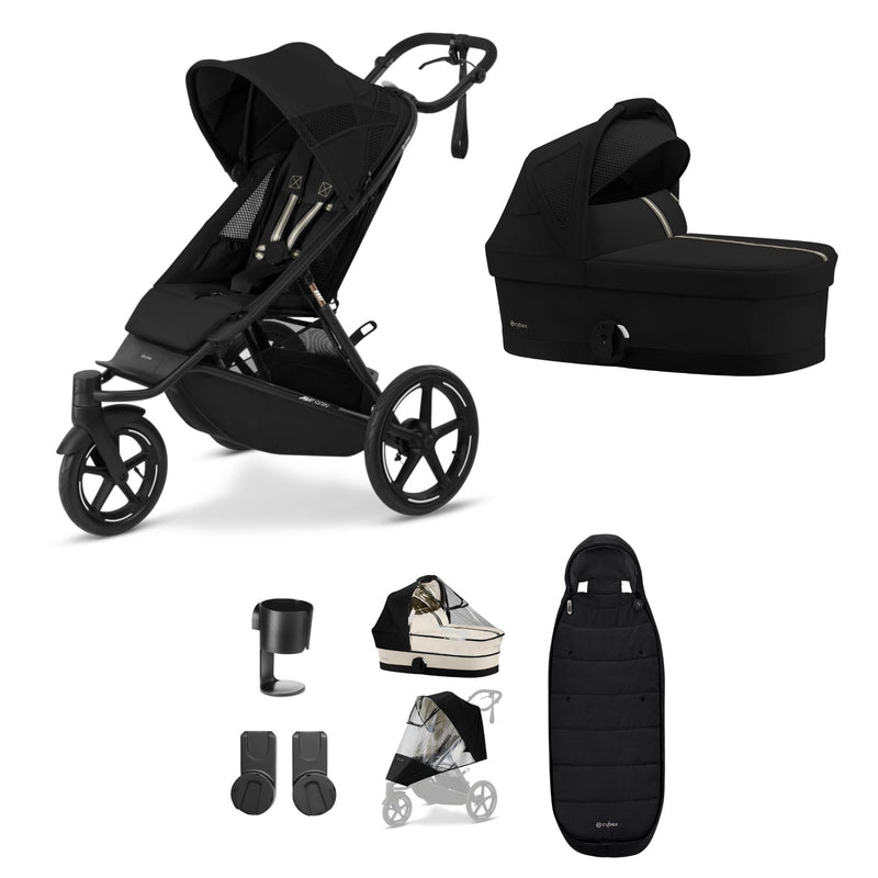 Cybex Avi Spin Stroller Bundle | Moon Black