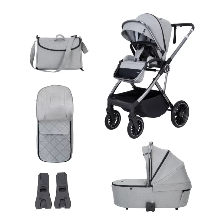 Chia Pram Pushchair – Pearl Grey