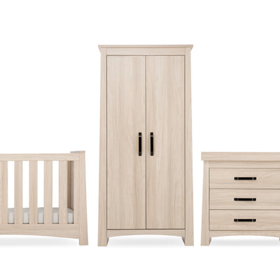 CuddleCo - Isla 3 Piece Nursery Furniture Set - Ash