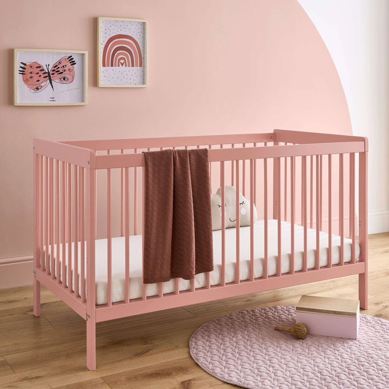 CuddleCo - Nola Cot bed - Blush Pink