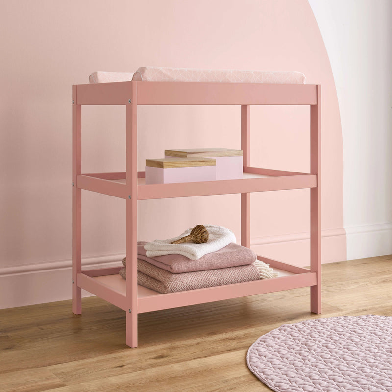 CuddleCo - Nola 2 Piece Nursery Furniture Set - Blush Pink