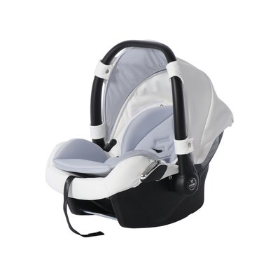 JUNAMA FLUO INDIVIDUAL WHITE SILVER CAR SEAT