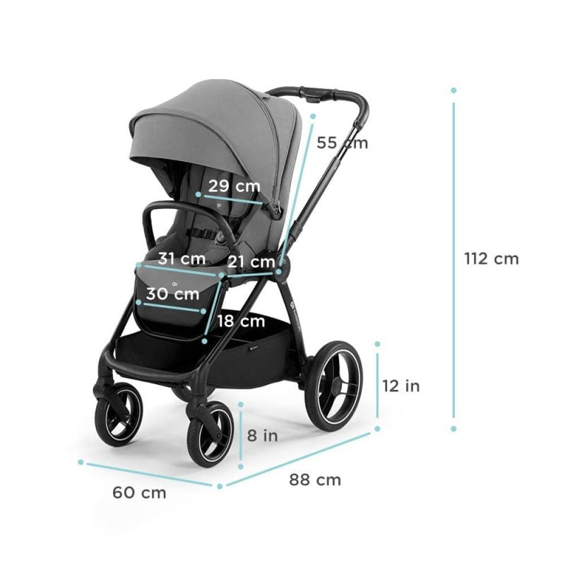 Kinderkraft NEA Pram Dark Grey