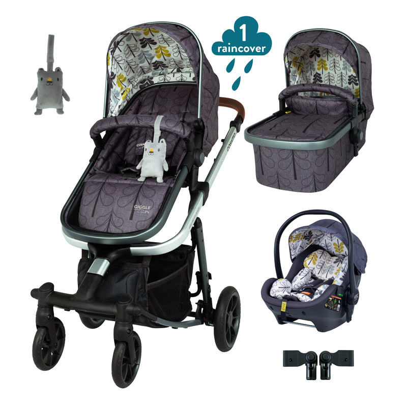 Giggle Quad Car Seat Bundle Fika Forest